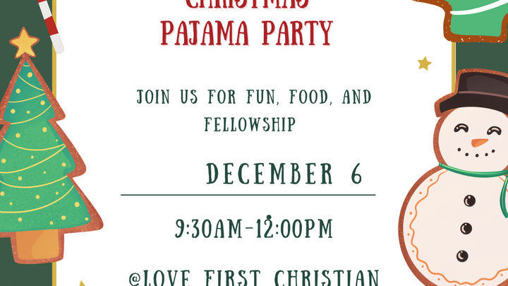 YLP CHRISTMAS PAJAMA PARTY 