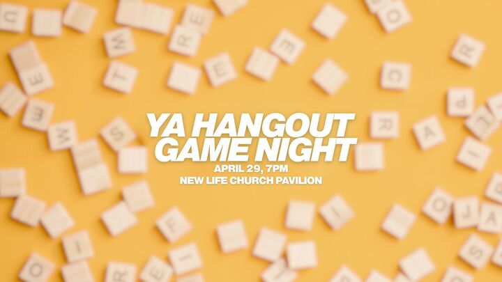 YA HANGOUT- Game night at the Pavilion