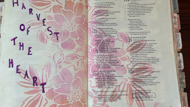 Bible Journaling at Panera Bread