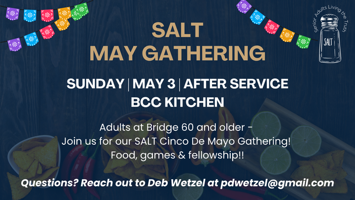 SALT May Gathering - Cinco de Mayo!
