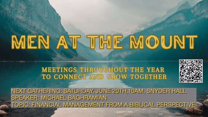 Men at the Mount: Financial Management from a Biblical Perspective