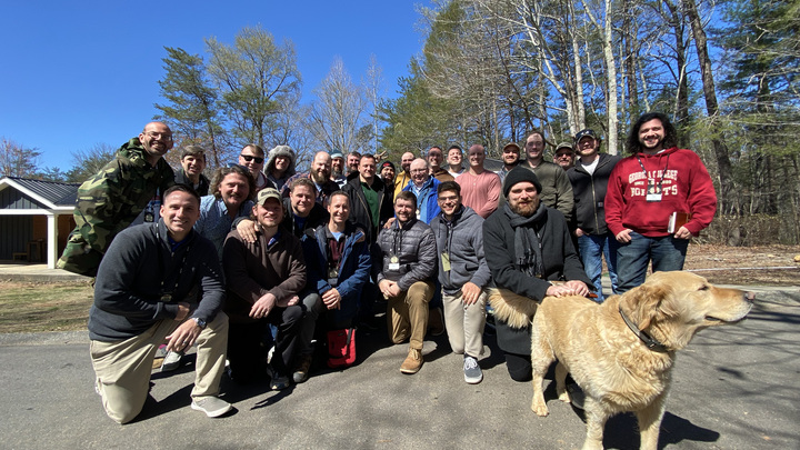 Logo for Beer Me (men seeking community)