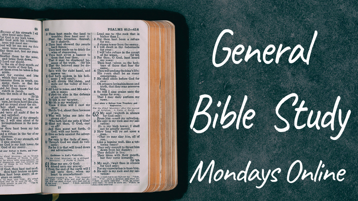 Logo for General Bible Study: Mondays Online
