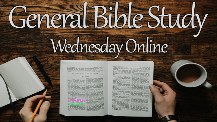 Logo for General Bible Study: Wednesdays Online