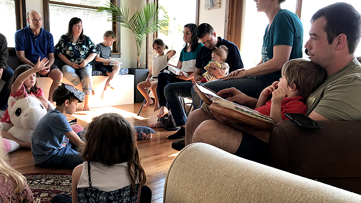 Logo for Family Worship Small Group (Sonnenberg)