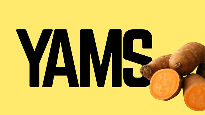 Logo for YAMS [Young-ish Adults: Married & Single]