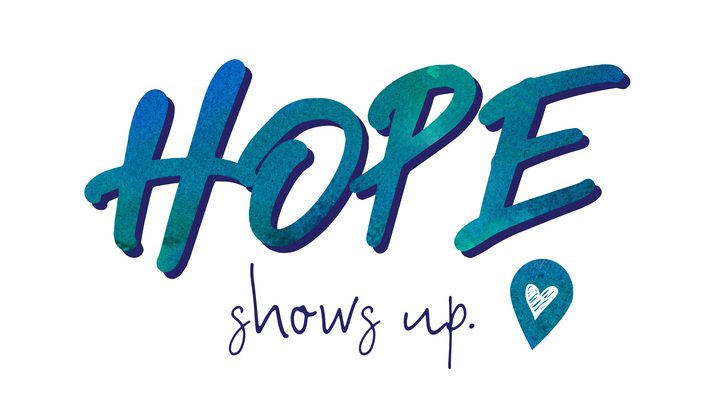 Logo for Hope Shows Up Go Team