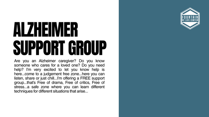 Logo for Alzheimer Support Group w/Cathleen Faraone