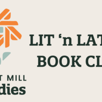 Logo for Lit n Lattes Book Club