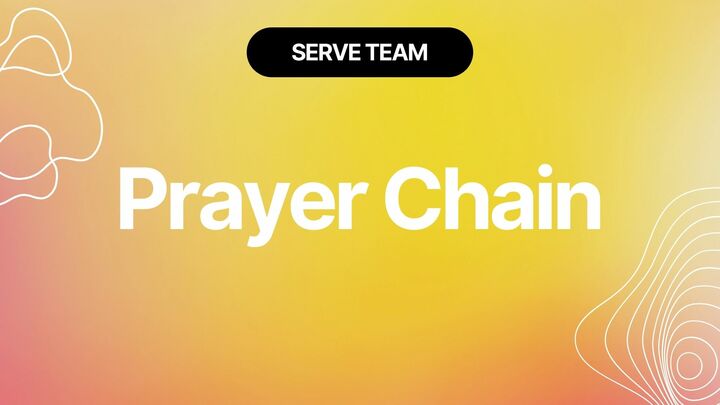 Logo for Prayer Chain: Mt. Laurel - Serve Team
