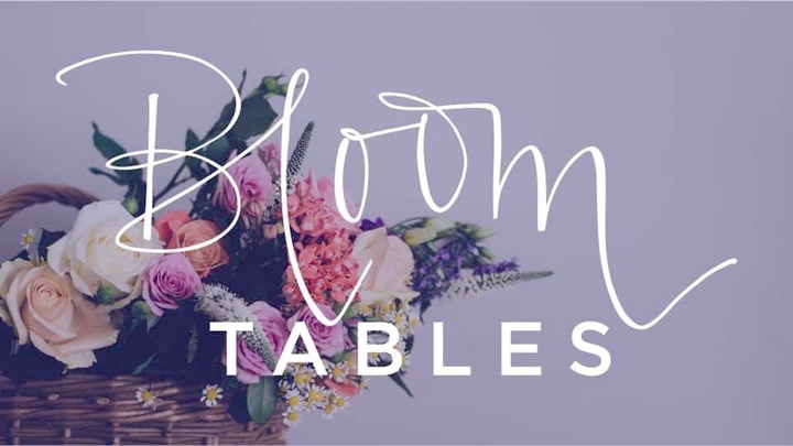 Logo for DREAM CENTER - Bloom Women's Table Groups  - Zephare Ramirez