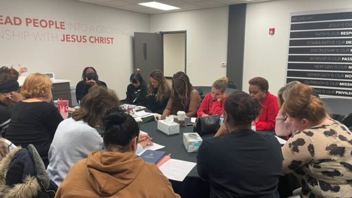 Logo for Moms Interceding in Prayer | Susan Brotz & Jennifer Stevens