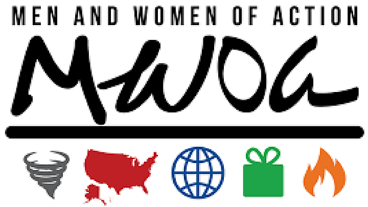 Logo for MWOA (Men and Women of Action)