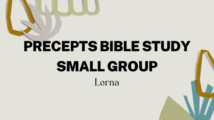 Logo for Precepts Bible Study Small Group - Lorna