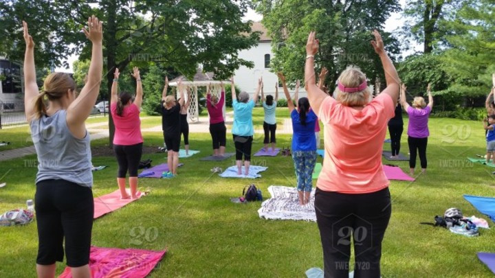 Logo for First Saturdays Praise Dance and Stretch