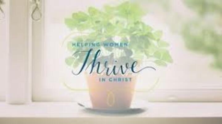 Logo for THRIVE Single Women's Group