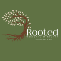 Logo for Rooted Women's Ministry