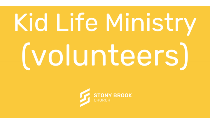 Logo for Kid Ministry- Leadership and Volunteers