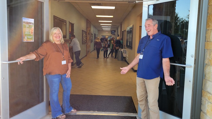 Logo for Greeters -Sunday Morning