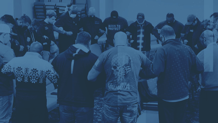 Logo for Cornerstone Men - No Man Left Behind