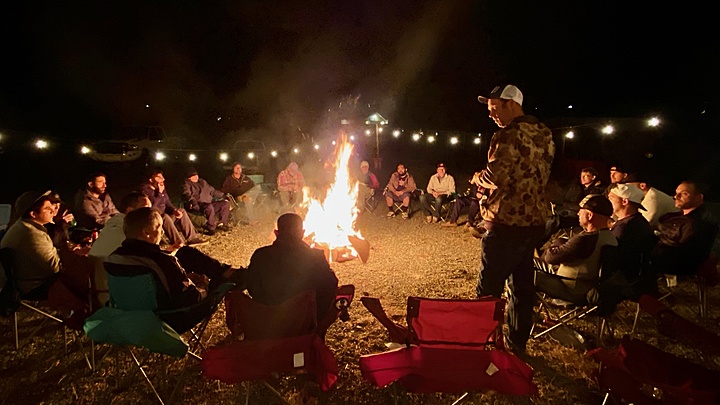 Logo for Men's Recovery Bible Study | Men Only | All Ages