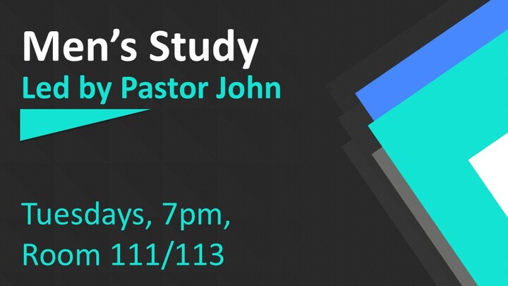 Logo for Pastor's Study for Men