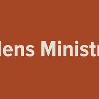 Logo for Forge Men's Ministry