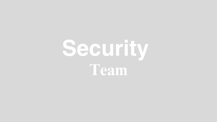 Logo for 8. Security Team