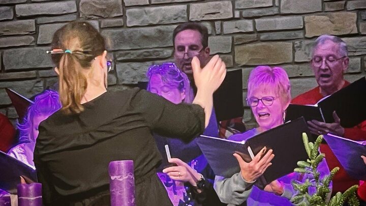 Logo for Voices In Praise (VIP) Choir