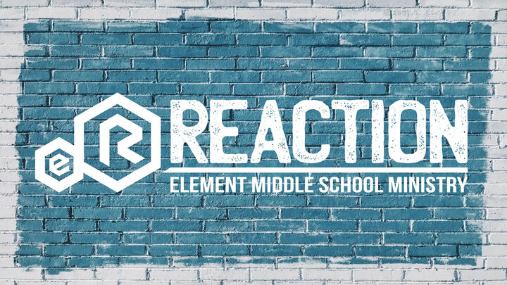 Logo for Reaction (Middle School Ministry)