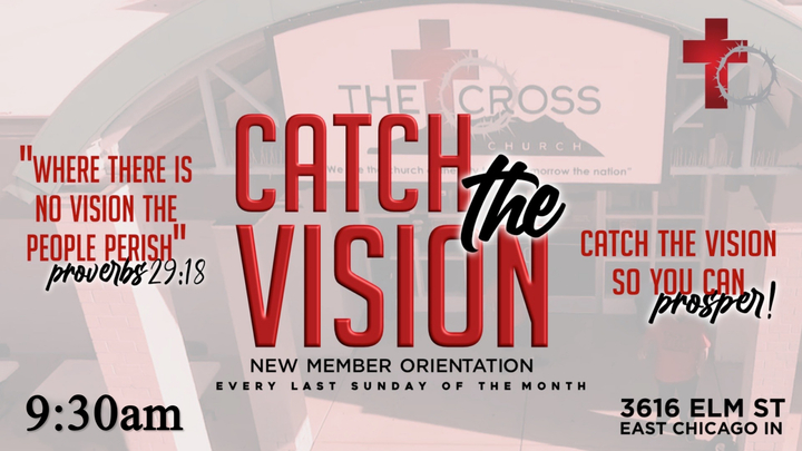 Logo for Catch the Vision - New Member Orientation Class