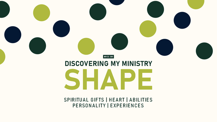 Logo for 301 | Discovering My Ministry through SHAPE