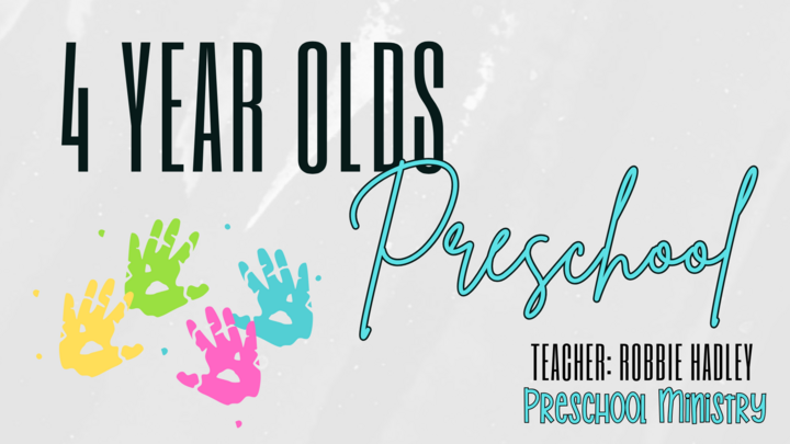 Logo for 4-Year Old's - Teacher - Robbie Hadley - RM # 307