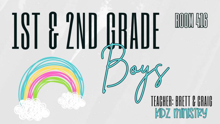 Logo for 1st & 2nd Grade Boys - Teachers - Craig Armstrong & Brett Price - RM # 416