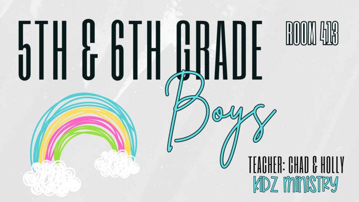 Logo for 5th & 6th Grade Boys - Teachers - Chad Campbell & Holly Vaughan - RM # 413