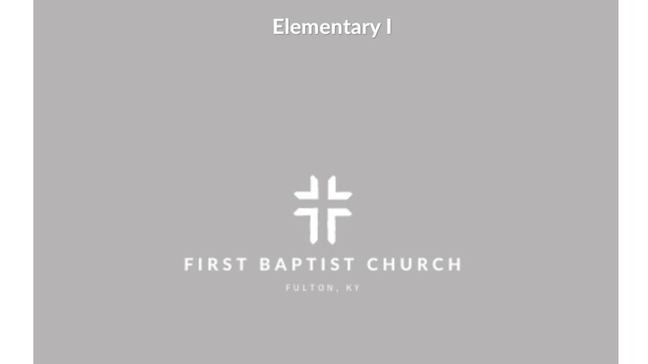 Logo for Elementary I