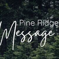 Logo for Pine Ridge's Message Class