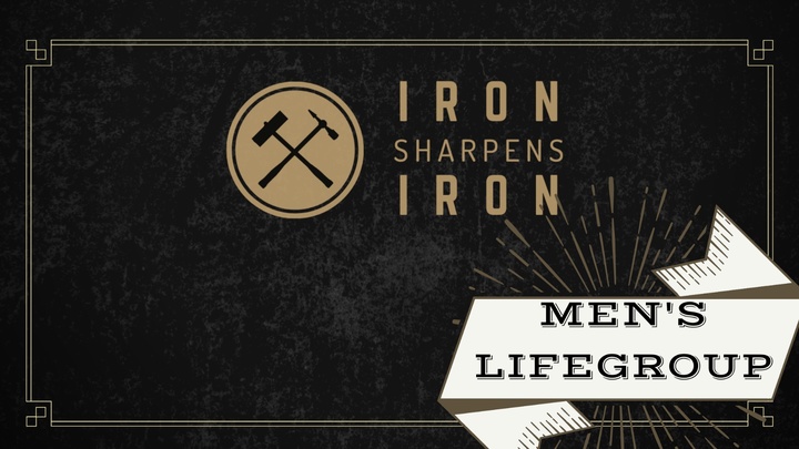 Logo for IRON SHARPENS IRON - Men's Lifegroup