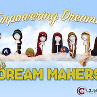 Logo for Dream Makers (An outreach group that styles beanies for child cancer patients)