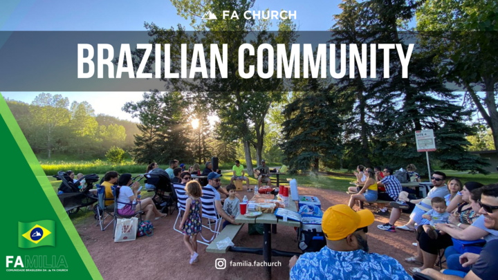 Logo for Brazilian Community at First Assembly