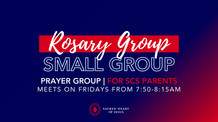 Logo for Rosary Group for SCS Parents