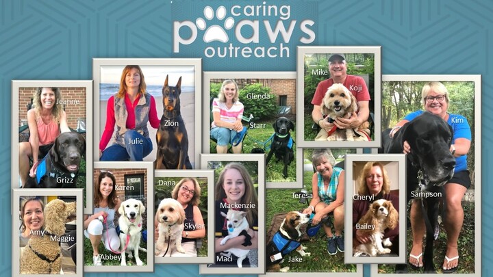 Logo for Caring Paws Outreach