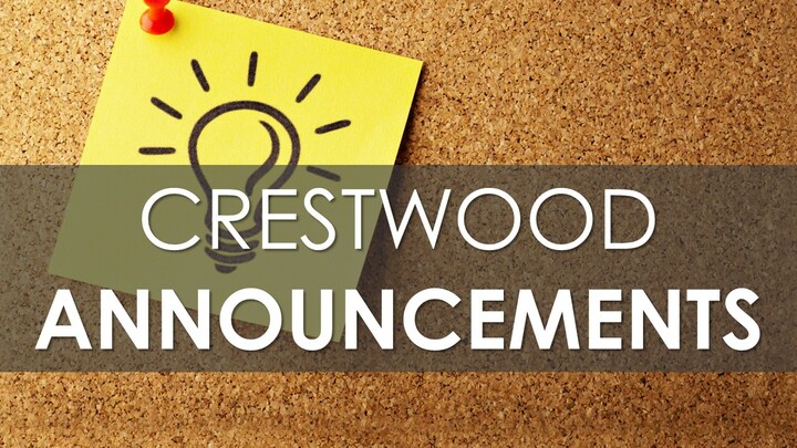 Logo for Crestwood Announcements