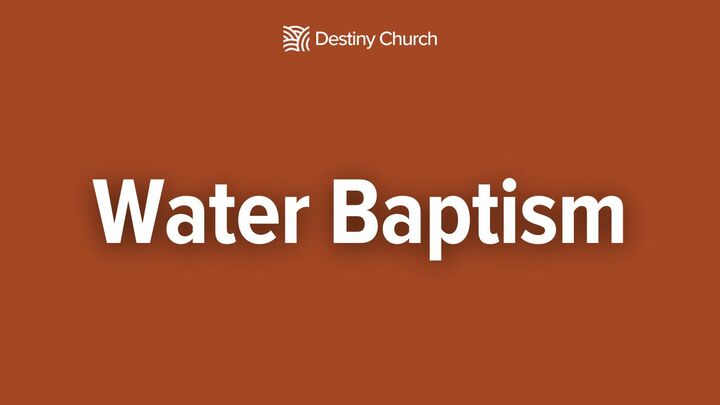 Logo for Water Baptism Sign Up
