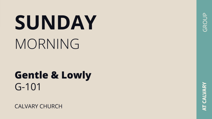 Logo for Gentle and Lowly (Adults 30's to 60's)