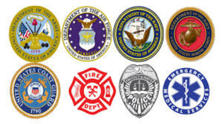 Logo for Veterans & First Responders