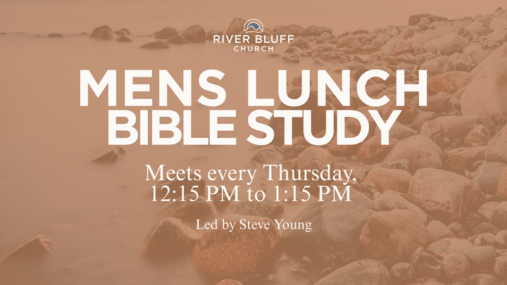 Logo for Men's Lunch Hour Bible Study - Begins September 4th!
