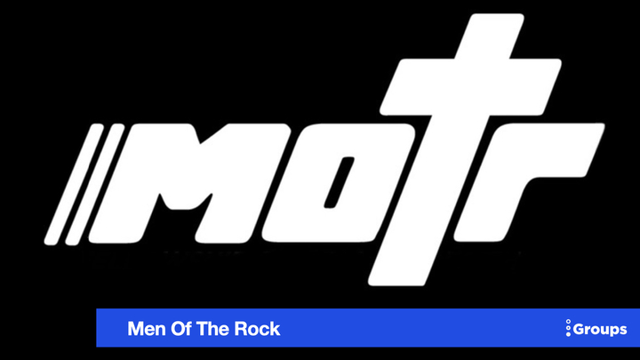 Logo for Men of the Rock - Fellowship, Fitness & Faith