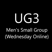 Logo for Men's Wednesday Online Group (UG3)