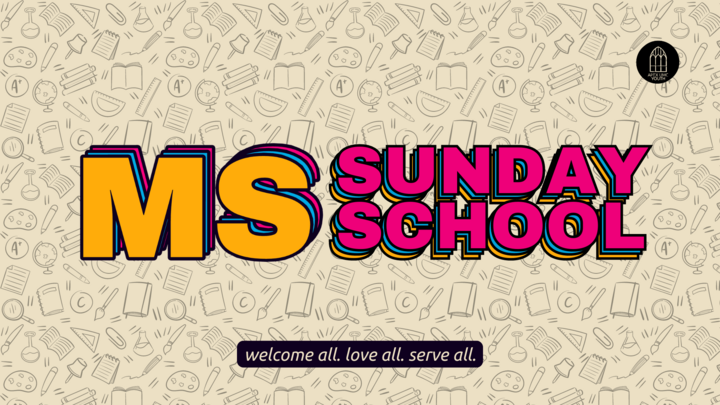 Logo for 6th-8th Grade (Middle School Sunday School)